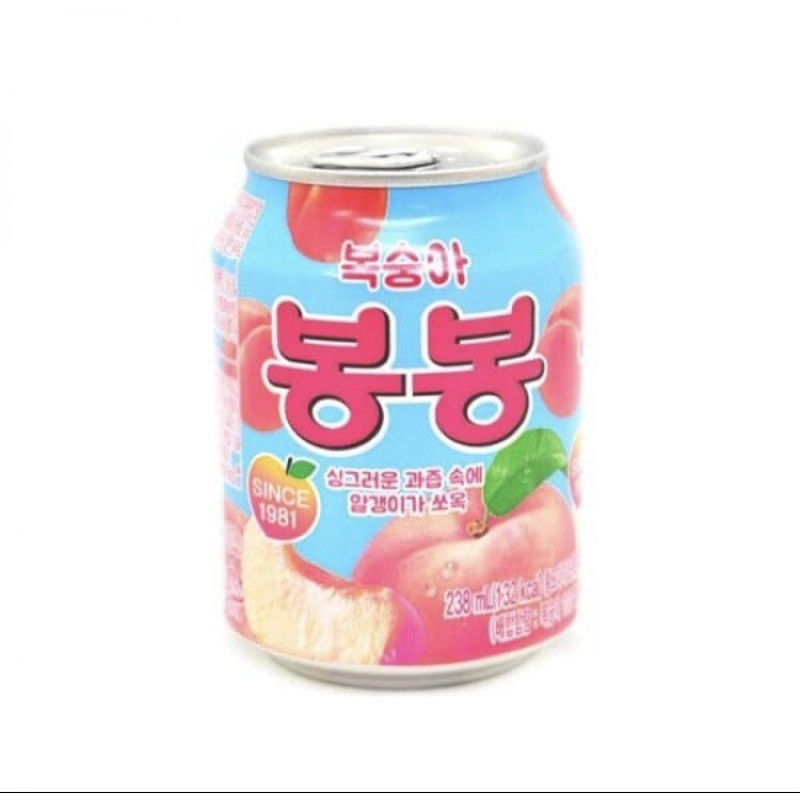 

Haitai Peach Juice Bon Bon 238ml