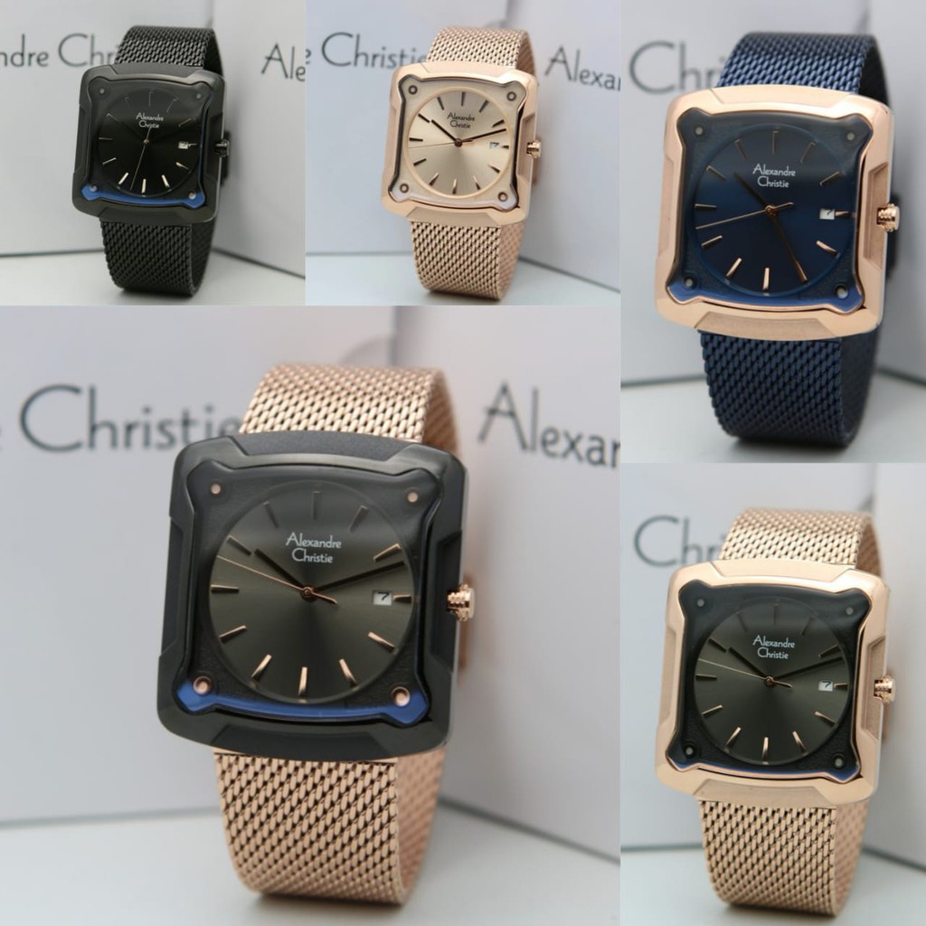 JAM TANGAN PRIA ALEXANDRE CHRISTIE AC 3030 / AC3030 RANTAI PASIR ORIGINAL GARANSI 1 TAHUN