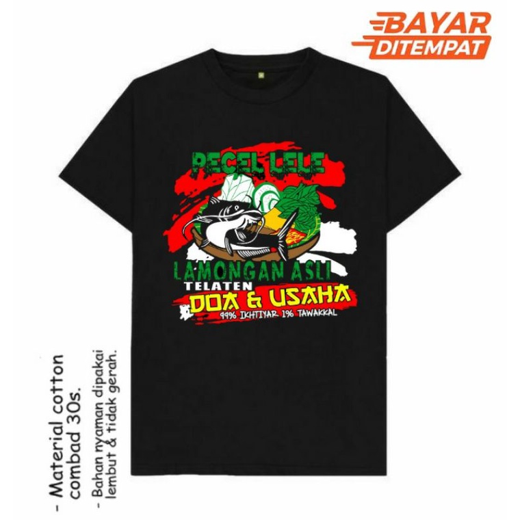 Kaos Pecel lele Rantau Lamongan/persela