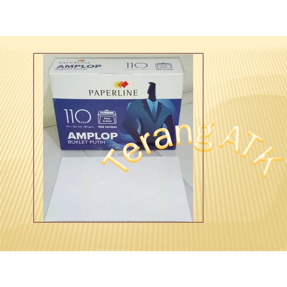 

Amplop Putih No. 110 Merek Paperline [Isi 100 lembar]
