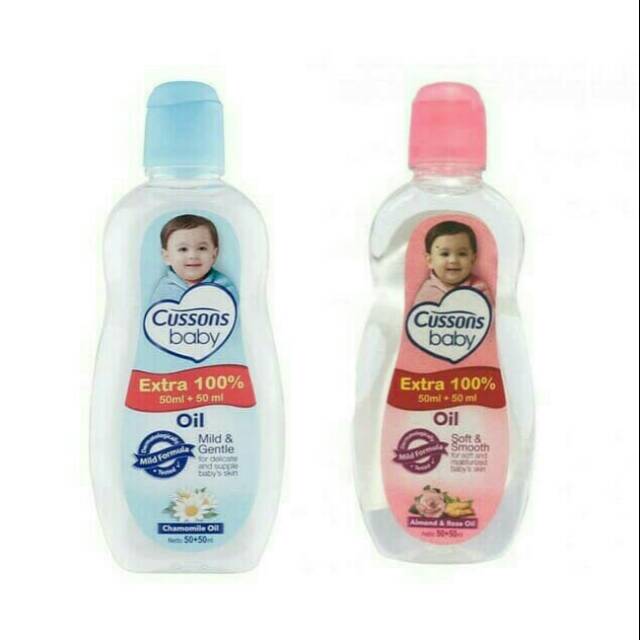 Cussons Baby Oil 50 ml + 50 ml / 100 ml + 100 ml