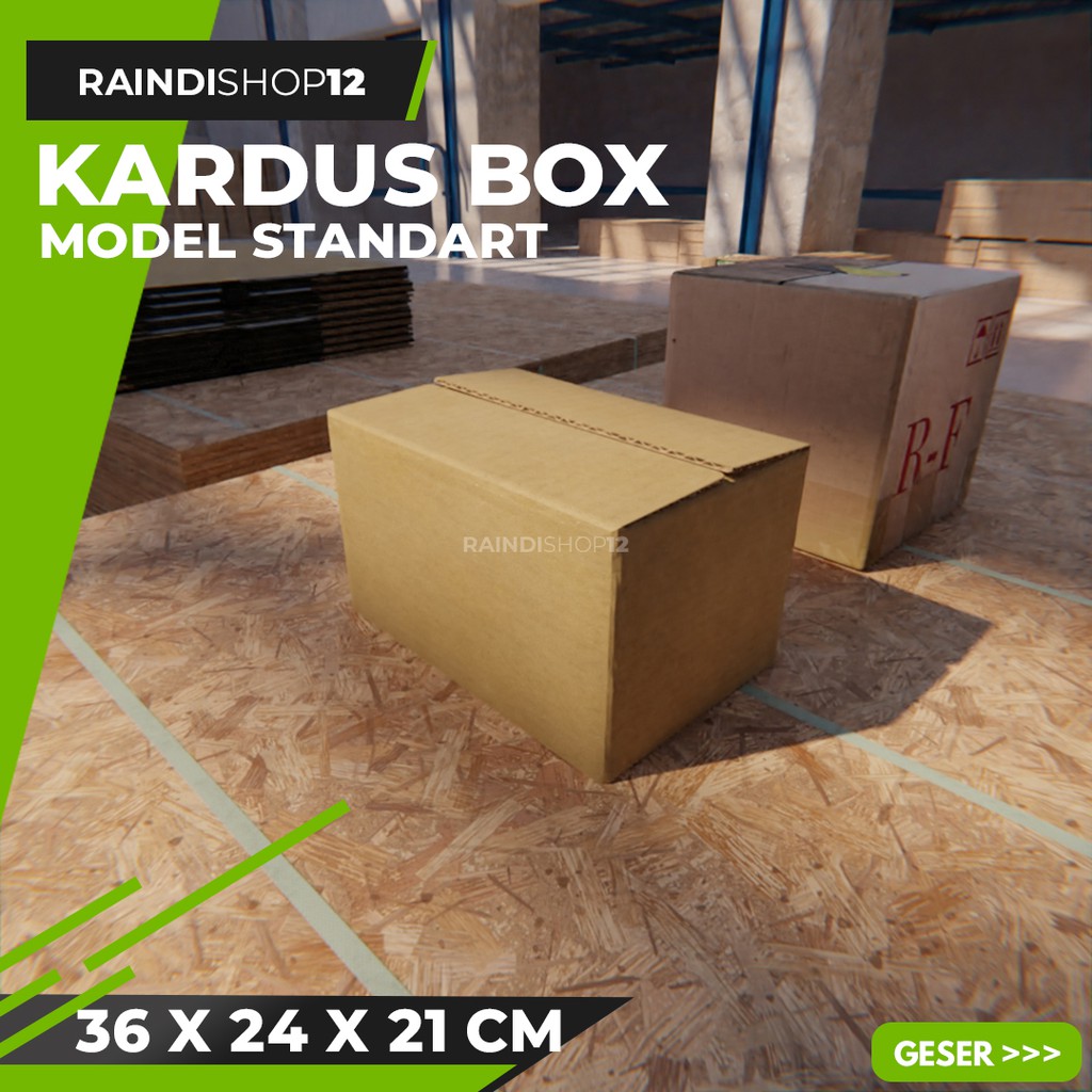 

BOX 36 X 24 X 21 CM KARDUS KOTAK KEMASAN PACKAGING KADO POLOS