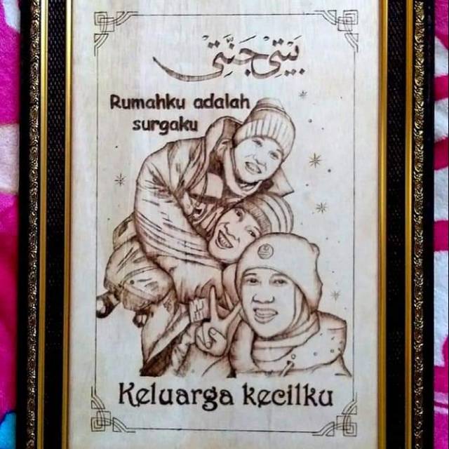 Lukisan kekeinian foto keluarga