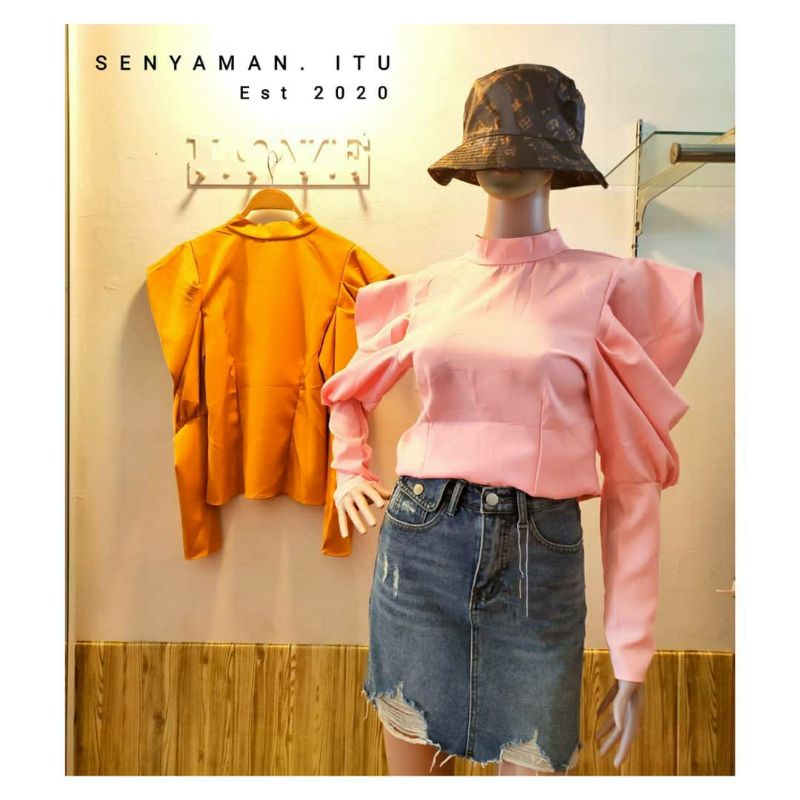 BL007 | Blouse Korea Rumbai