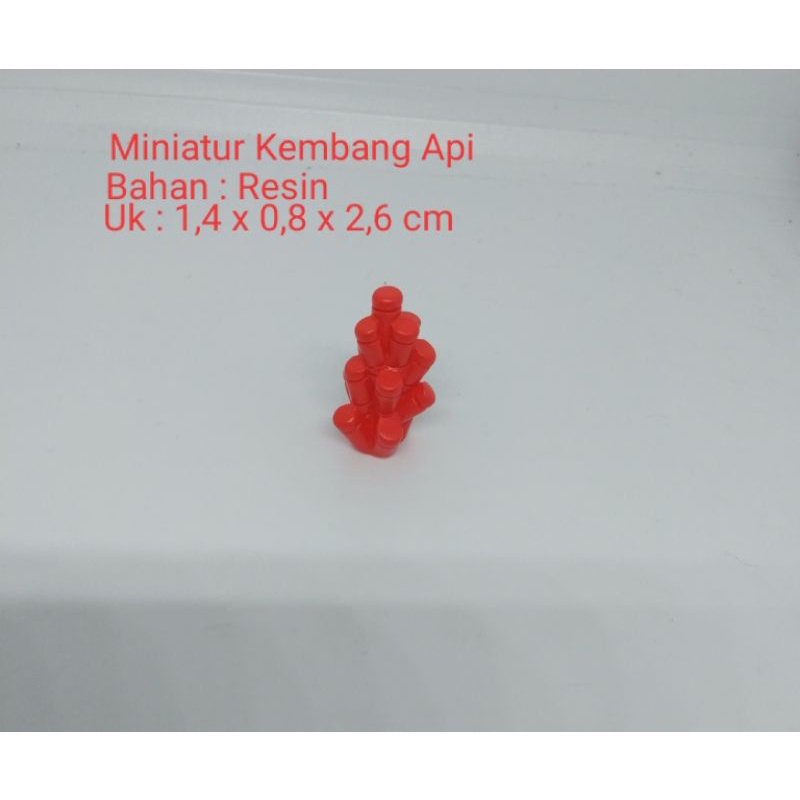 Miniatur Kembang Api Miniatur Petasan Merah Imlek