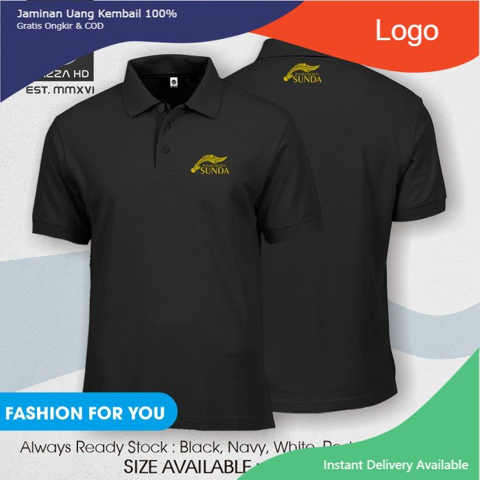 Kaos Kerah Poloshirt Pusaka Buhun Sunda Kujang