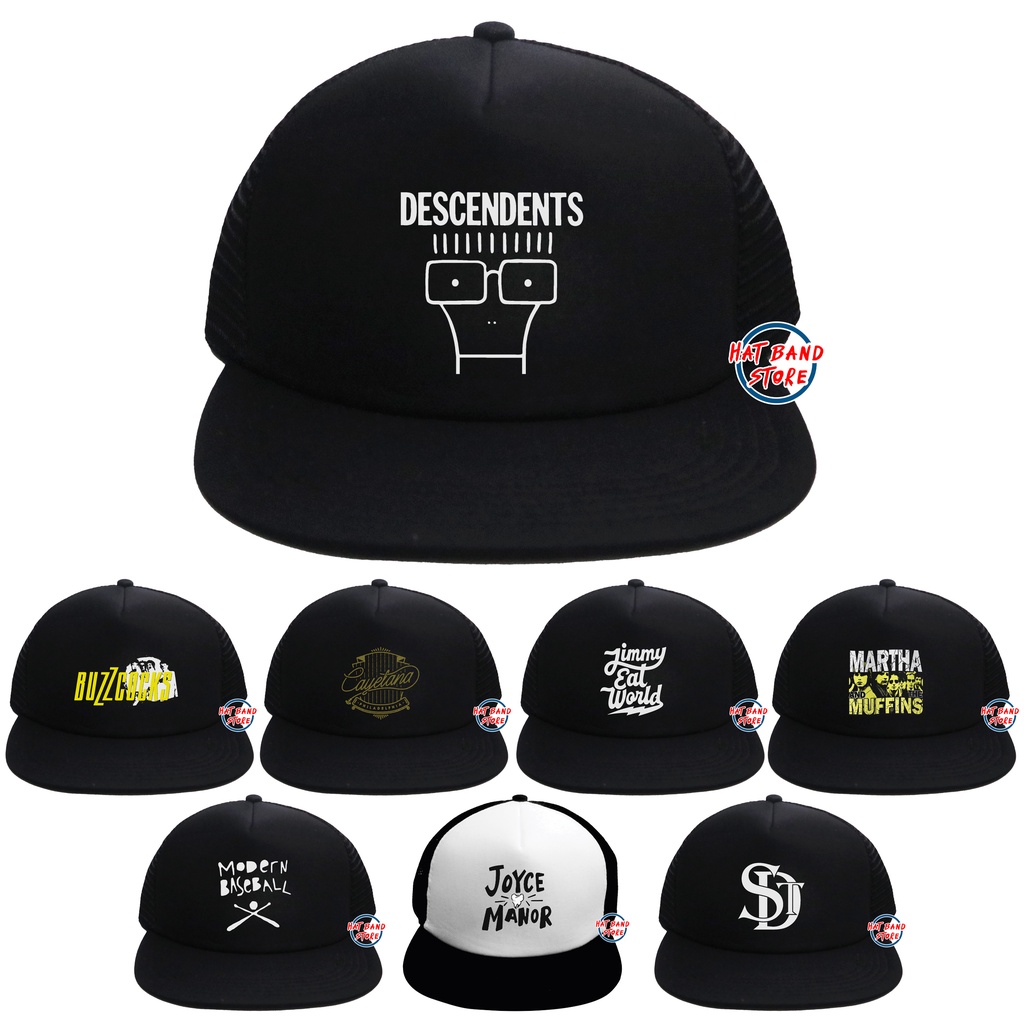 Topi Band / Topi Band Pop Punk / Topi Band Pop Punk Part 2 / Topi Trucker / Topi Snapback / Topi Jar