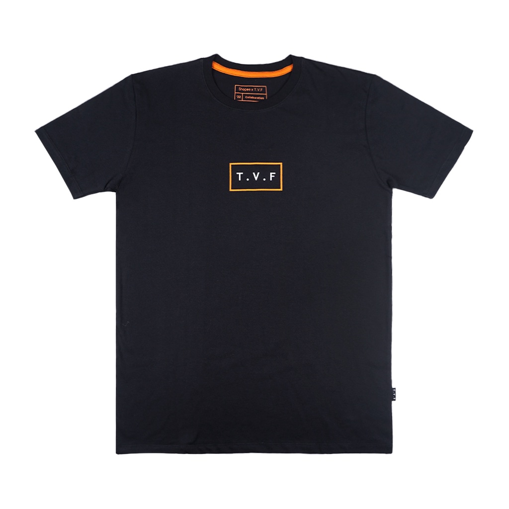 TVF Footwear X Shopee - T-shirt- Orange Box (Black)