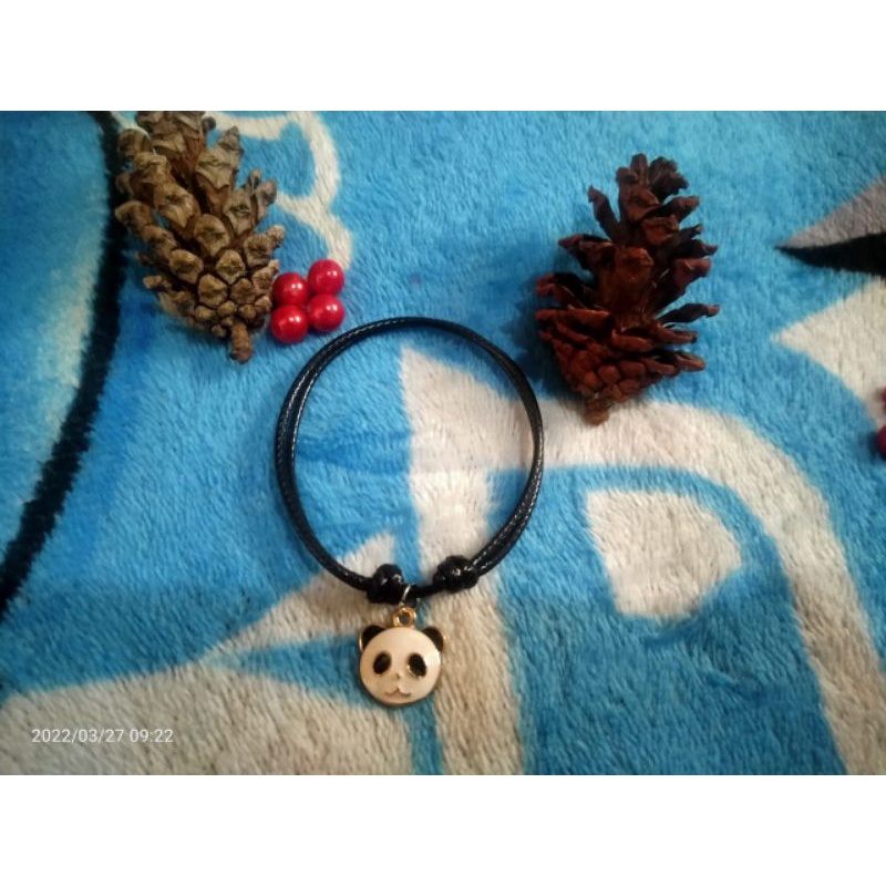 SEPASANG GELANG COUPLE KARAKTER PANDA /GELANG LUCU