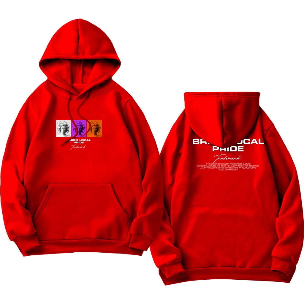 BRIGO Jumper Hoodie Snake Hair II Sweater Hoodie BRIGO Sablon DTF Fleece Cotton M-XXL (Pria &amp; Wanita) Free stiker&amp;Gantungan Kunci