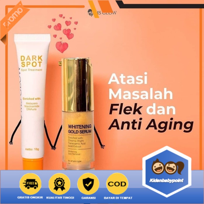 KNB MS GLOW WHITENING SERUM GOLD DAN DARK SPORT