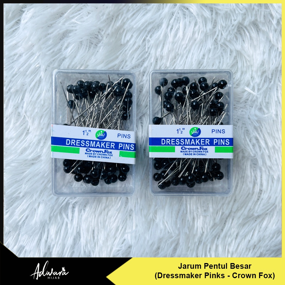 Jarum Pentul Besar / Dressmaker Pins Box Mika Anti Karat