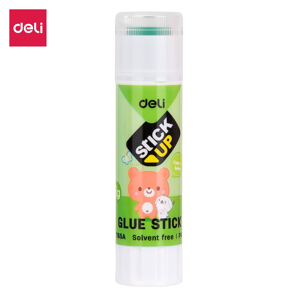 HAPPY TIME DELI LEM STIK LEM KERTAS STICK UP ANEKA WARNA MOTIF LUCU 8 GRAM GLUE STICK SUPER KUAT CEPAT KERING PERLENGKAPAN ALAT TULIS SEKOLAH KULIAH E7165A