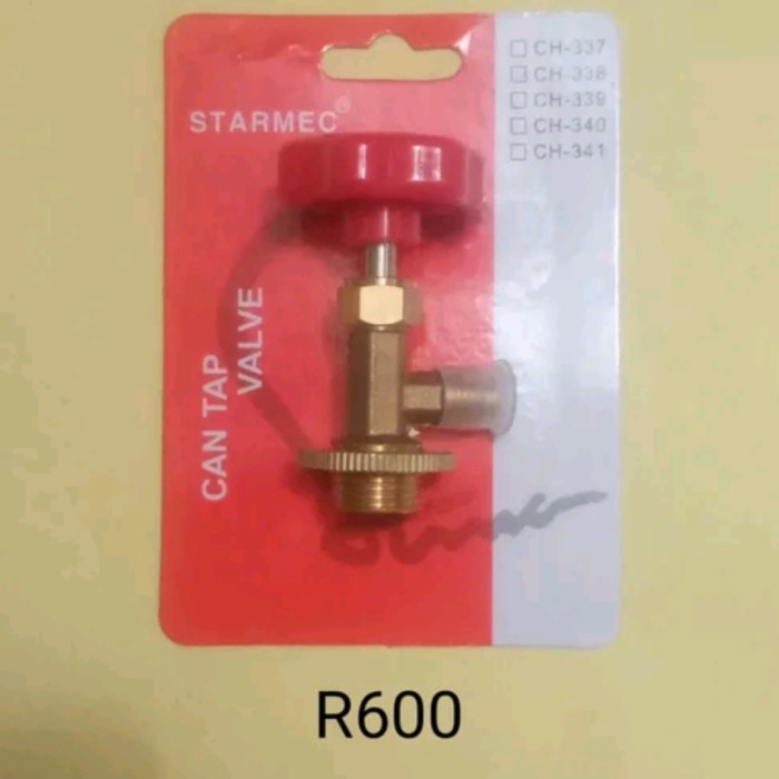 Kran freon kaleng R600 CH-338 Drat Kecil MA27