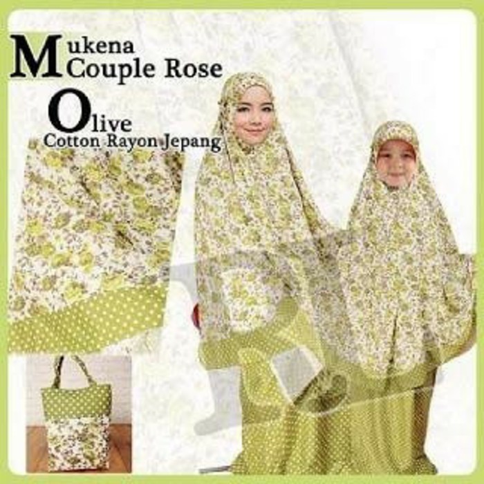 Terbaru Mukena Katun Rayon Couple Ibu & Anak