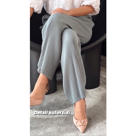 Kulot Plisket / Celana Kulot Plisket Lidi / Pleated Pants / 09