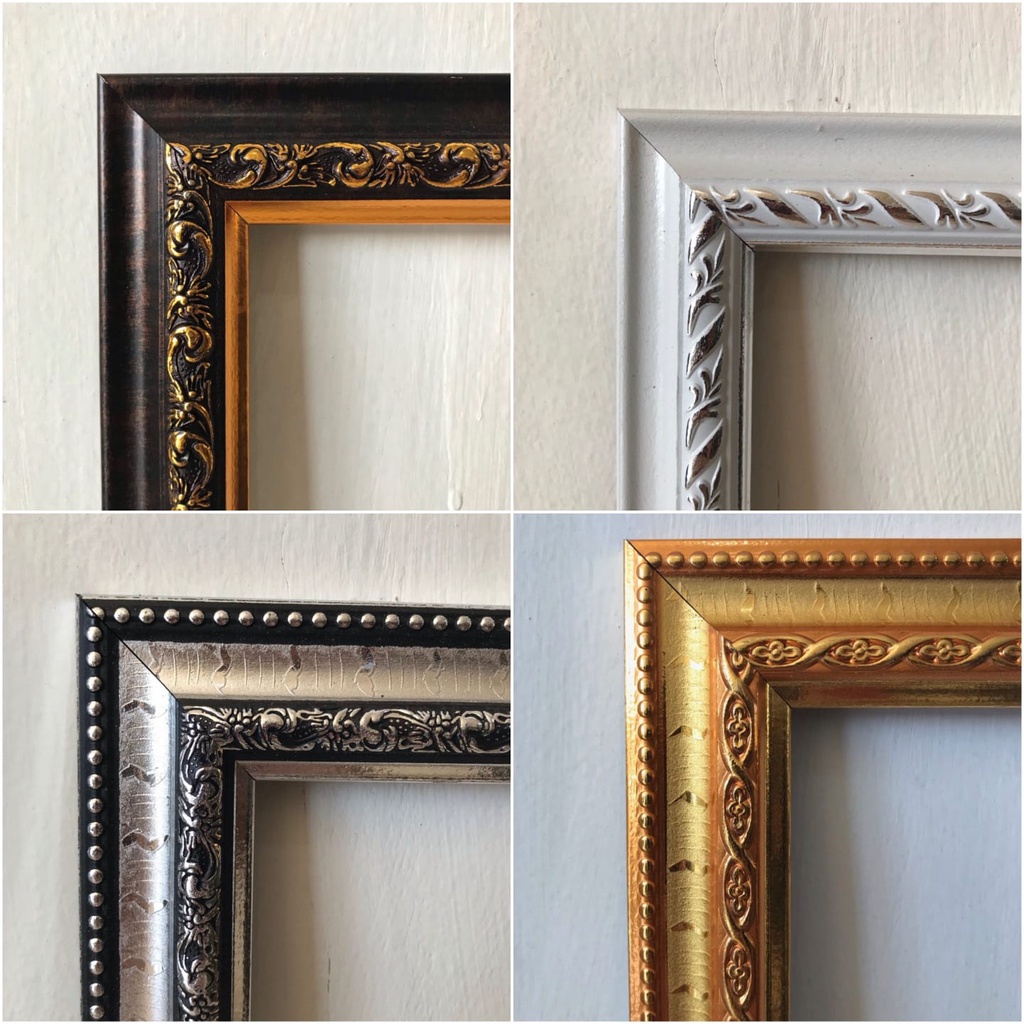 #3 PIGURA MOTIF POLOS 10R , 12R | Frame Bingkai Lukisan Foto