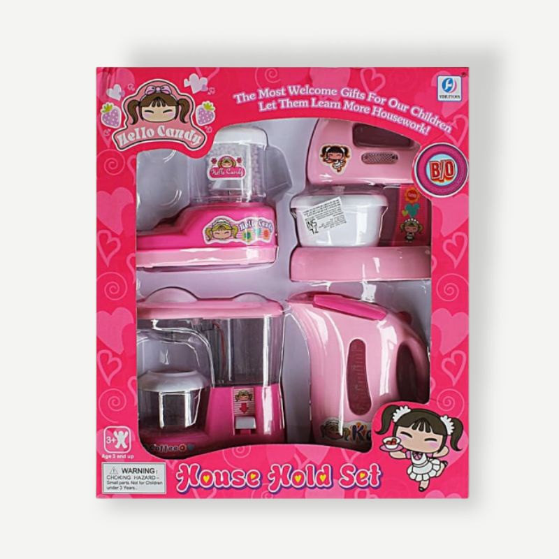 Mainan Blender Mixer Anak Masak Masakan Edukasi House Hold Set Perempuan