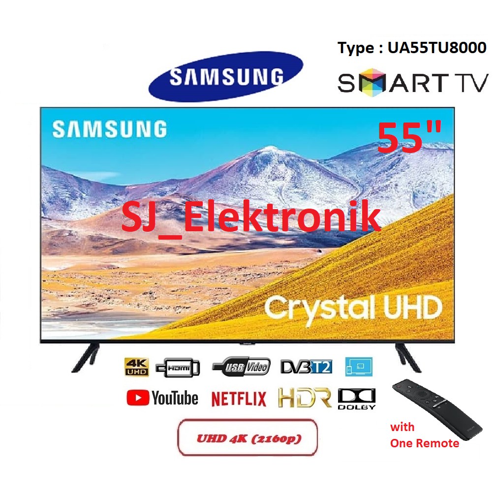 (KHUSUS LUAR KOTA) LED TV Samsung 55 Inch UA55TU8000 - 55TU8000 UHD 4K SmartTV