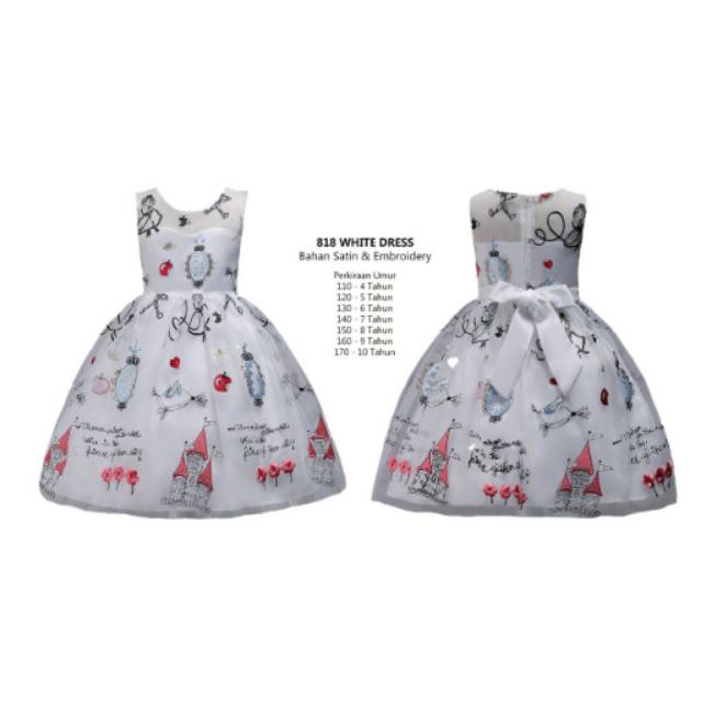 Dress anak satin