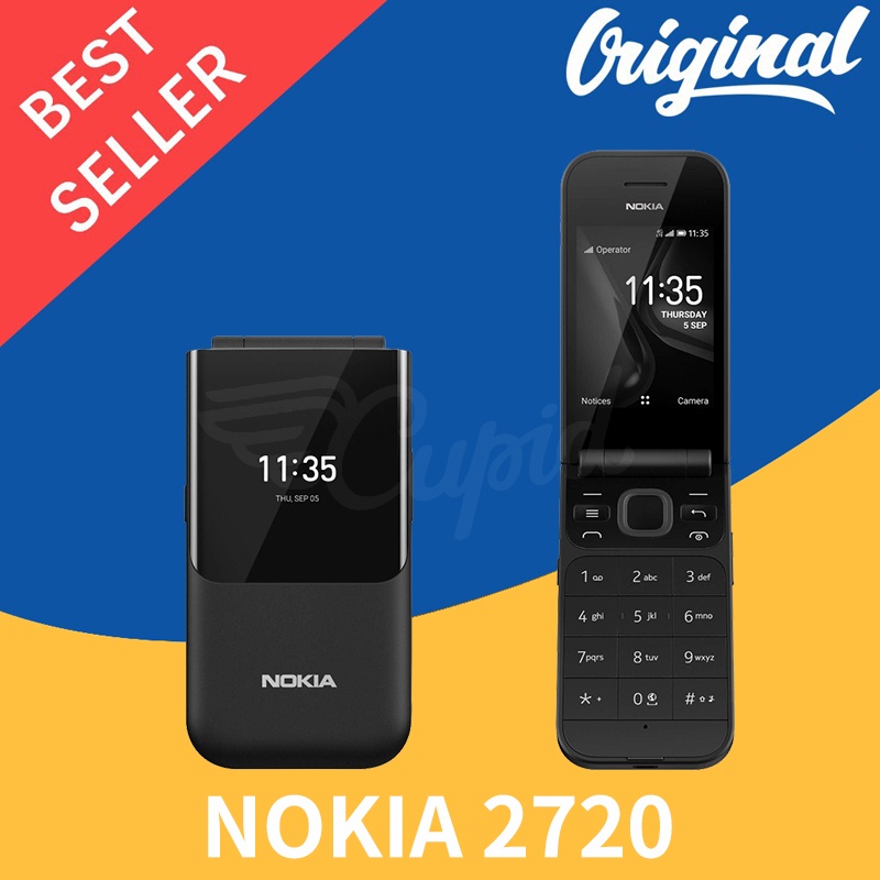 CUPID NOKIA 2720 FLIP DUAL SIM GARANSI HP JADUL NOKIA JADUL LIPAT