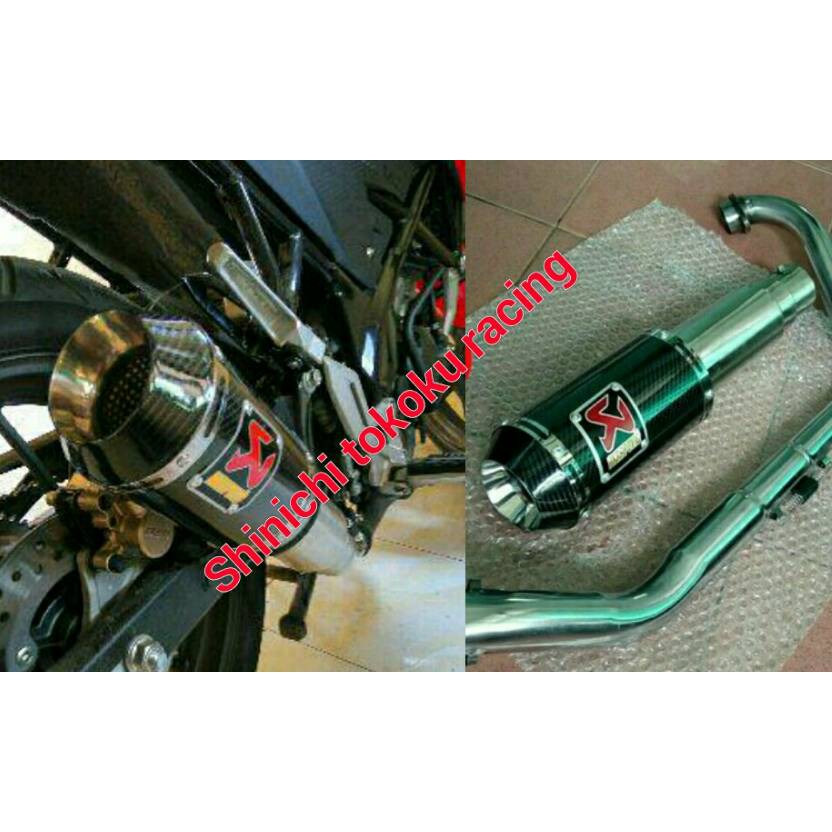 Knalpot Racing akrapovic yamaha R15