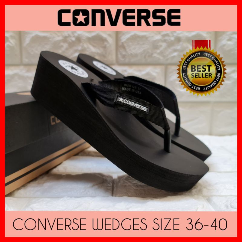 SANDAL WANITA RINGAN / SANDAL WEDGES CONVERSE_CEWEK HAK TINGGI / SENDAL JEPIT KASUAL PEREMPUAN / SANDAL JALAN SANTAI PROMO