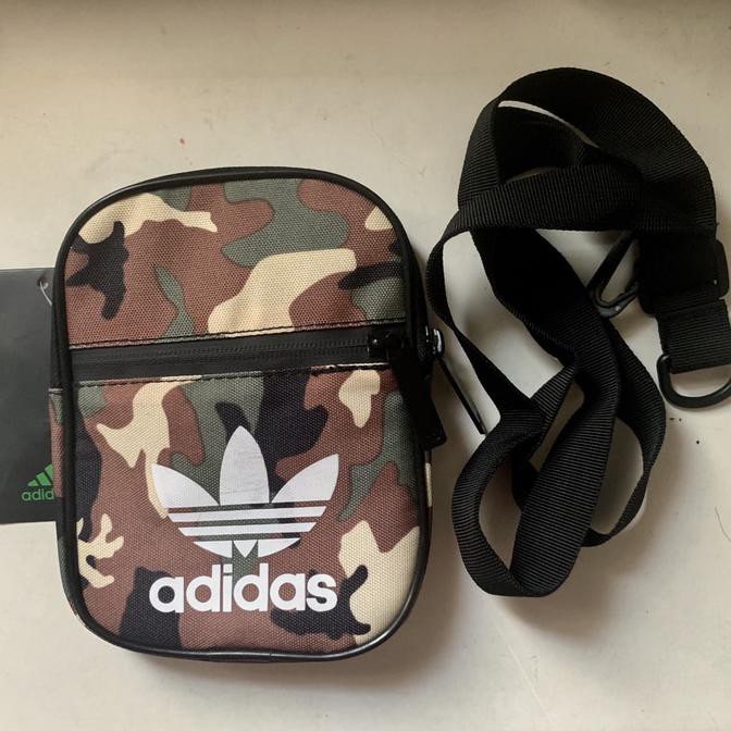 KREDIT TAS SELEMPANG COWOK TERMURAH■ SLING BAG / TAS SELEMPANG SMALL ADIDAS ORIGINAL ARMY IMPORT