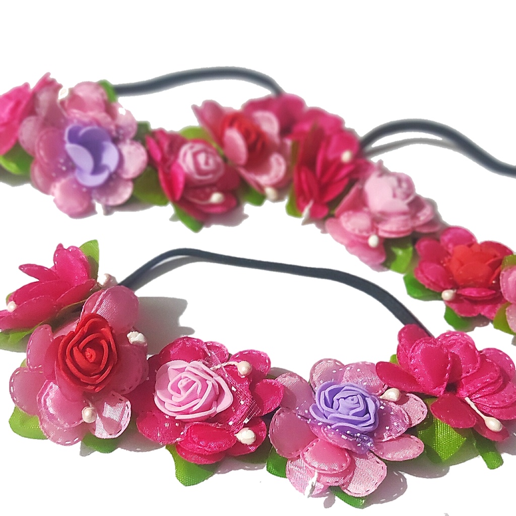 FLOWER crown / bandana bunga / bando bunga