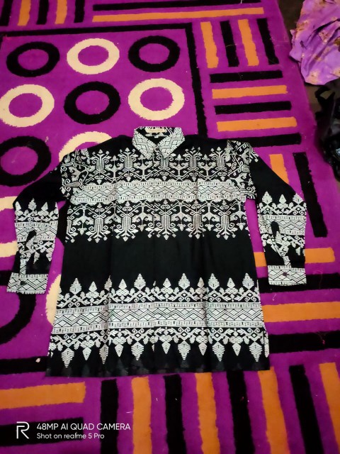 Kemeja Batik Semi Sutra Silky Premium Puring Istimewa