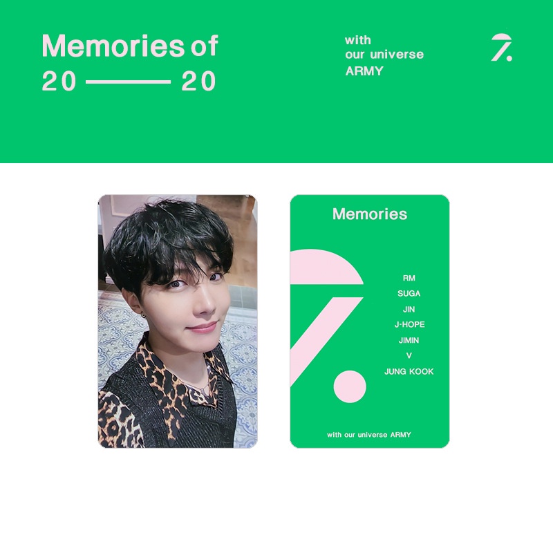 7pcs / set Kartu Pos LOMO Foto BTS Memori 2016-2020 Dengan our universe ARMY