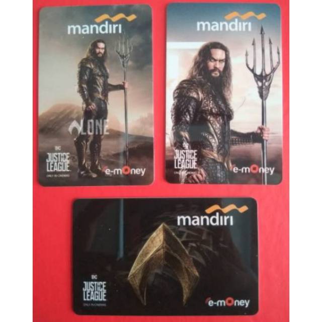 Mandiri eMoney JL - AQUAMAN ORI /Like eTOLL Tapcash Flazz or Brizzi