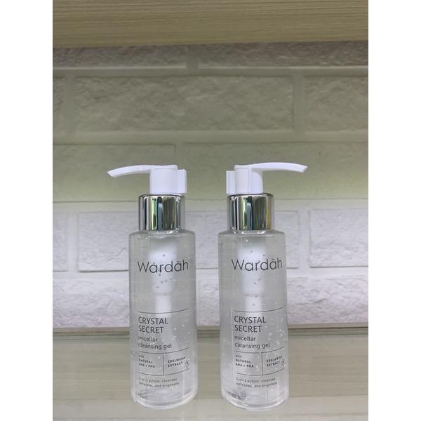 Jual Wardah Crystal Secret Micellar Cleansing Gel 95ml Shopee Indonesia