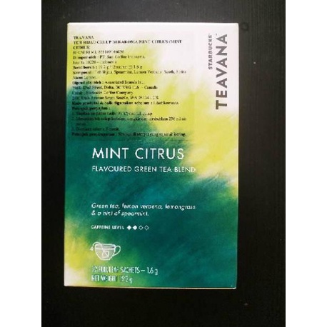

TERLARIS Starbucks Teavana Tea Teh Celup ✩ 855
