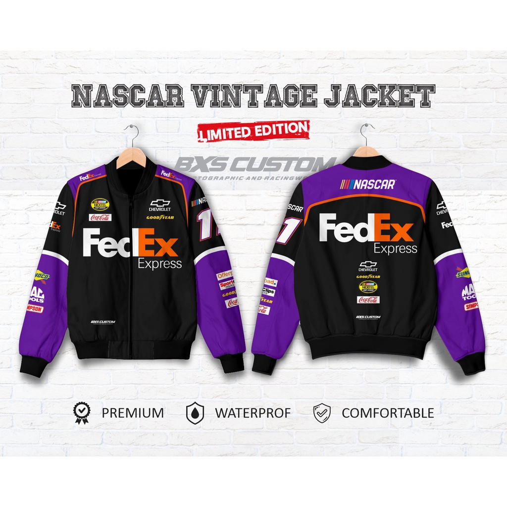 JAKET NASCAR RACING VINTAGE | JACKET TOURING SUNMORI PREMIUM WATERPROOF | LIVERY TEAM NASCAR