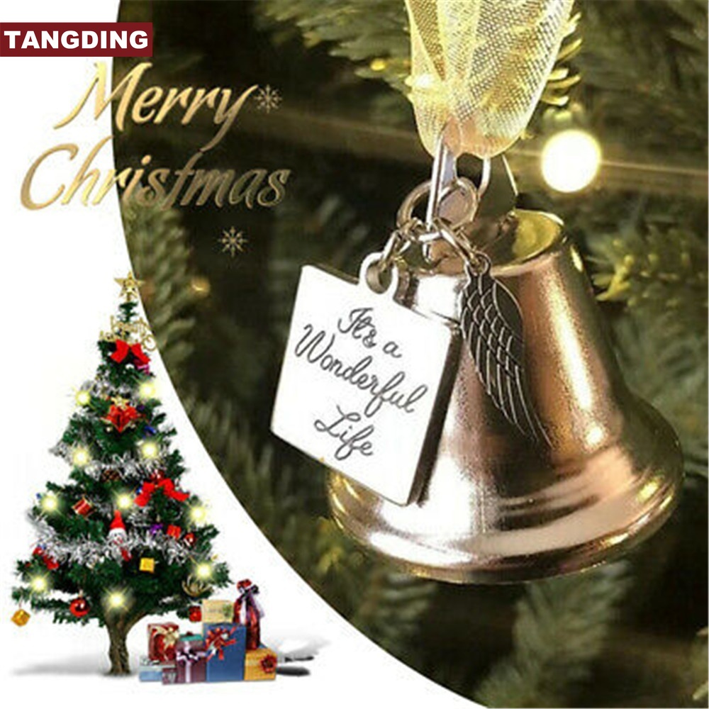 【COD Tangding】Christmas Angel Bell Ornament WITH Angel Wing Charm