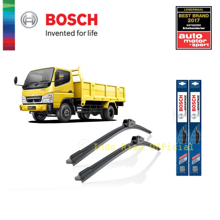 Jual Wiper Depan Mitsubishi Canter Asli Bosch 16-16 Inch - Wiper clear