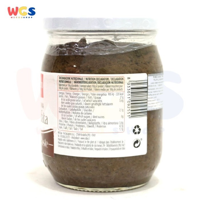 

Ready- Robo Tartufata - Truffle Paste - Saus Tartufata & Cream Jamur 500 Gr
