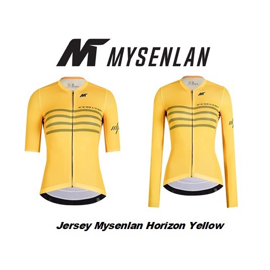 Jersey Women Mysenlan Horizon MCQSS002B Yellow Short & Long Sleeve