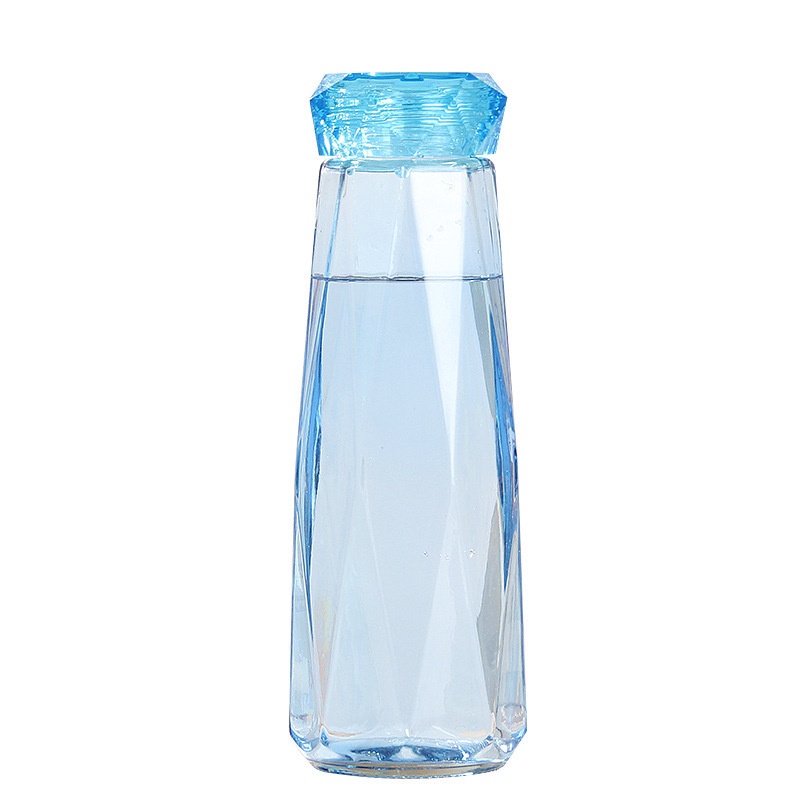 FAB KAPASITAS 450ML BOTOL KACA MINUM DIAMOND KRISTAL  BOTTLE IMPORT CRYSTAL