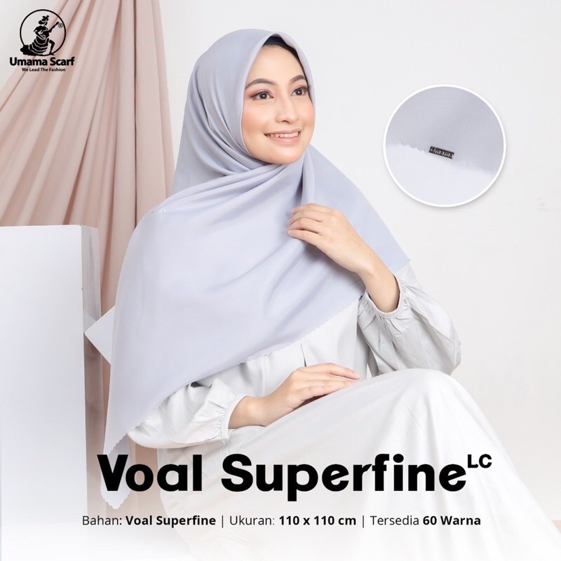 (LASERCUT) Kerudung/jilbab/hijab segiempat Umama Voila Lc / Voal Superfine Lc / Premium Lc