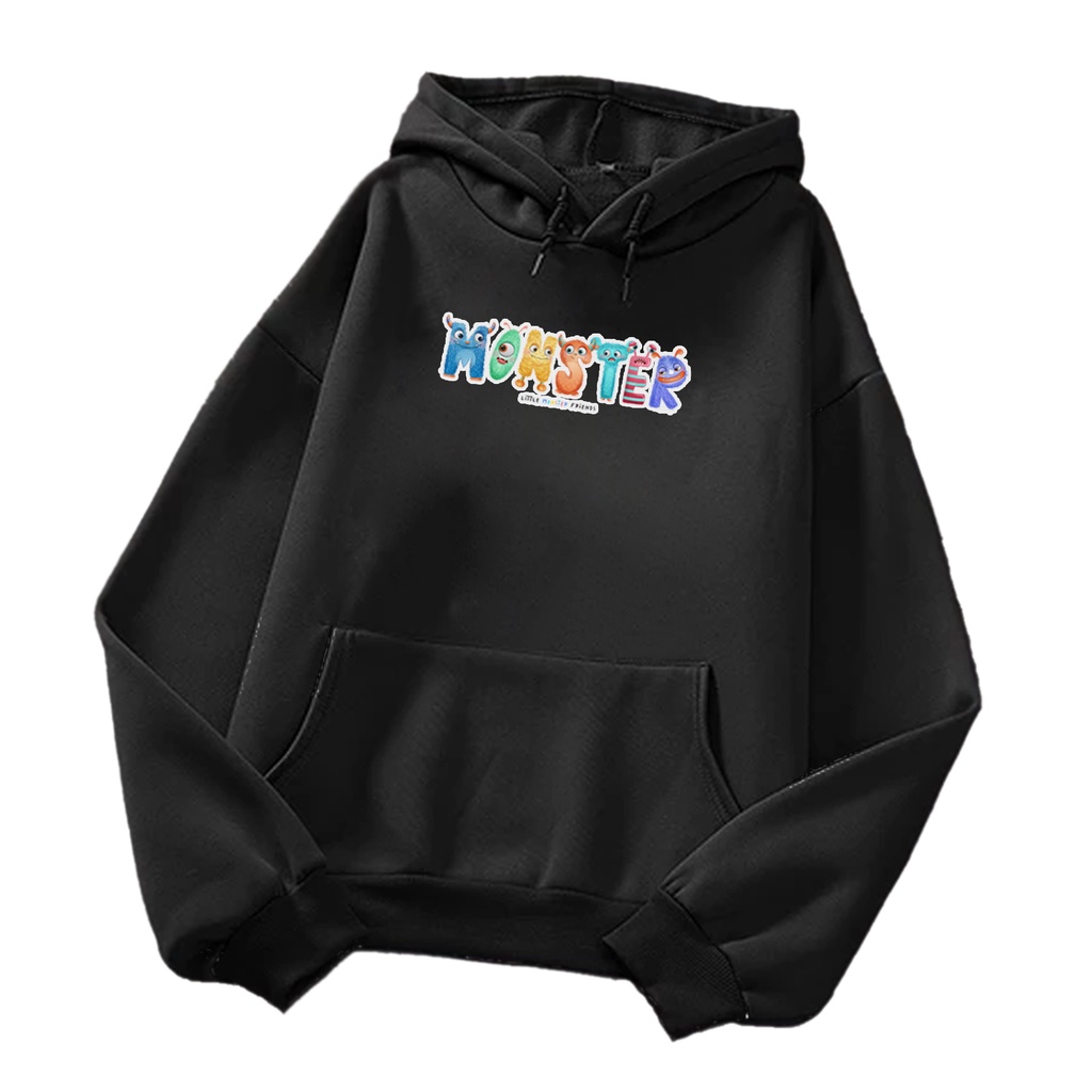 Sweater hoodie anak perempuan MONSTER suwiter jaket baju anak cewek cowok anime keren