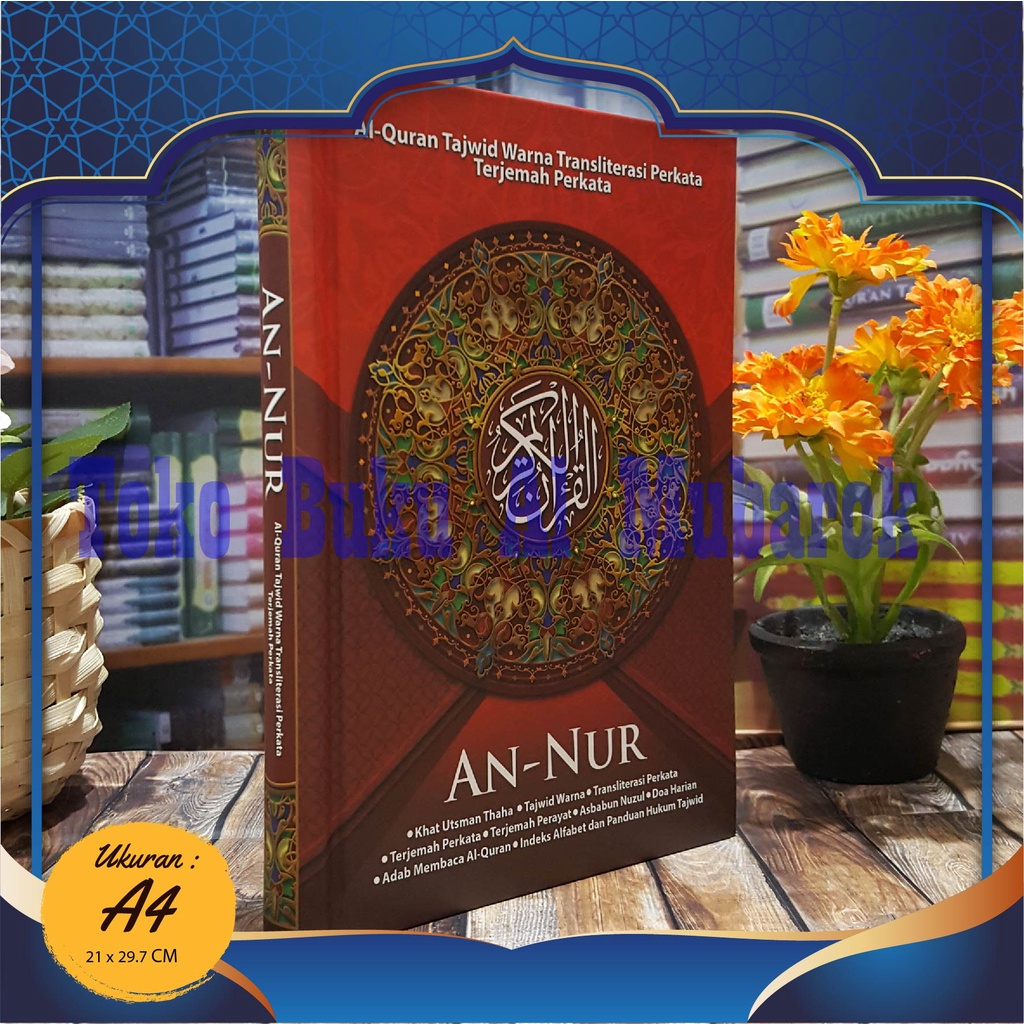 [BISA BAYAR DITEMPAT] Quran Dan Artinya, Al Quran Arti Perkata Besar A4, Al Quran Transliterasi Lati