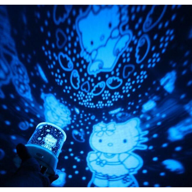 Lampu Tidur Proyektor "STAR MASTER" hellokitty doraemon