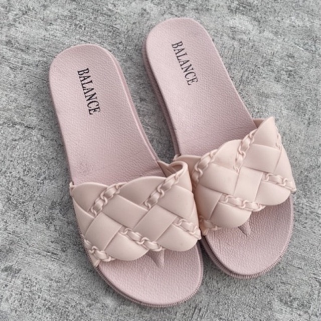 Sandal Slip Anyam Mote Jelly 956