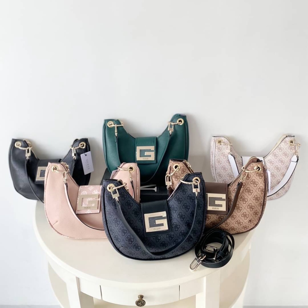 TAS GUESS BRIGHTSIDE HOBO BAG GS587 ORIGINAL TAS HOBO WANITA TAS BAHU WANITA HAND BAG