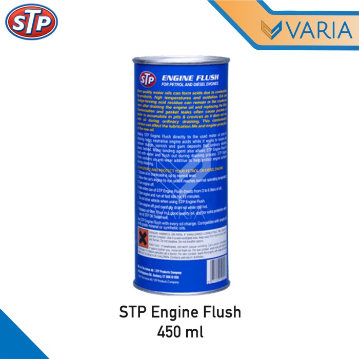 STP Engine Flush 450 ml Pembersih Oli For Petrol &amp; Diesel Engines