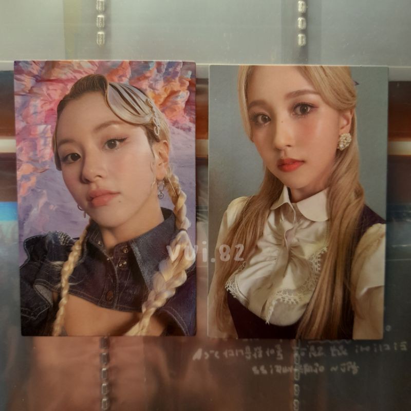 [wts] Twice EWO-Eyes Wide Open Photocard Mina & Chaeyoung