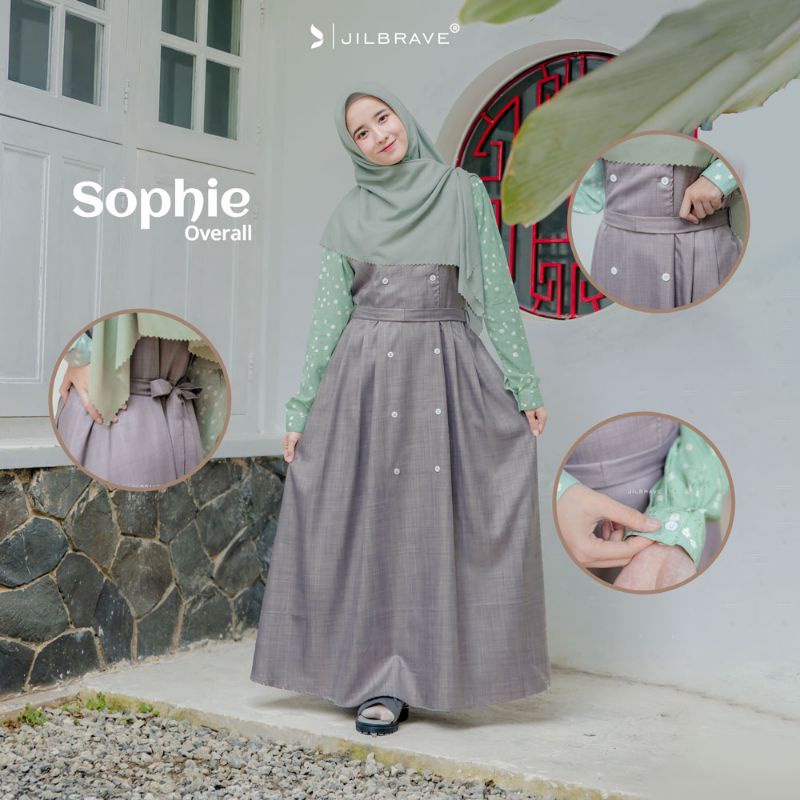 JILBRAVE Shopie Overall Model Inner Overall Menyatu & Motif Bunga Elegan Dengan 4 Pilihan