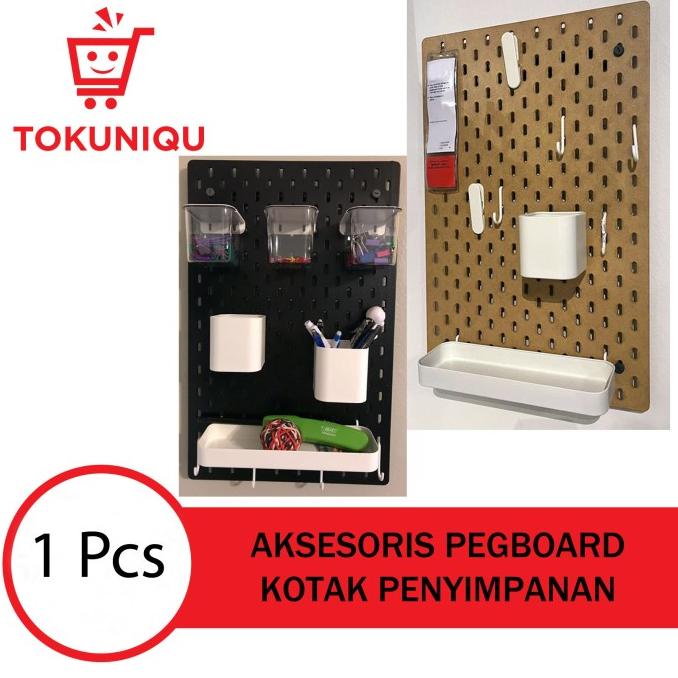 

Office & Stationery | Alat Tulis | Aksesoris Wadah Kotak Container Serbaguna Untuk Papan Pegboard Skds | Best Seller